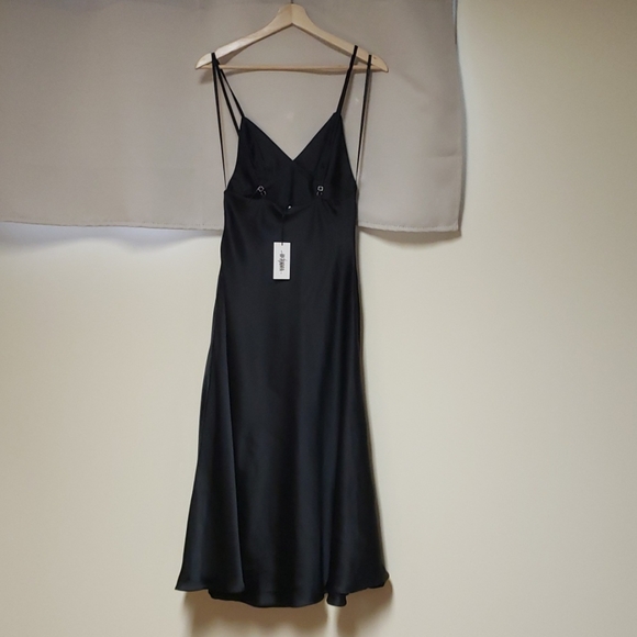 Daya by Zendaya Black Cami Slip Dress (M) - Picture 5 of 12